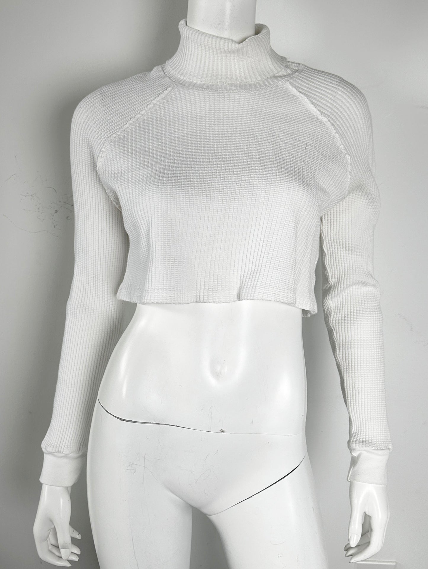 Stark Jumbo Waffle Turtleneck Size Small