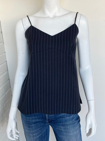 Delmont Wool Pinstripe Top Size Small