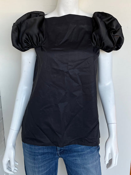 Cotton Sateen Boatneck Top Size 2