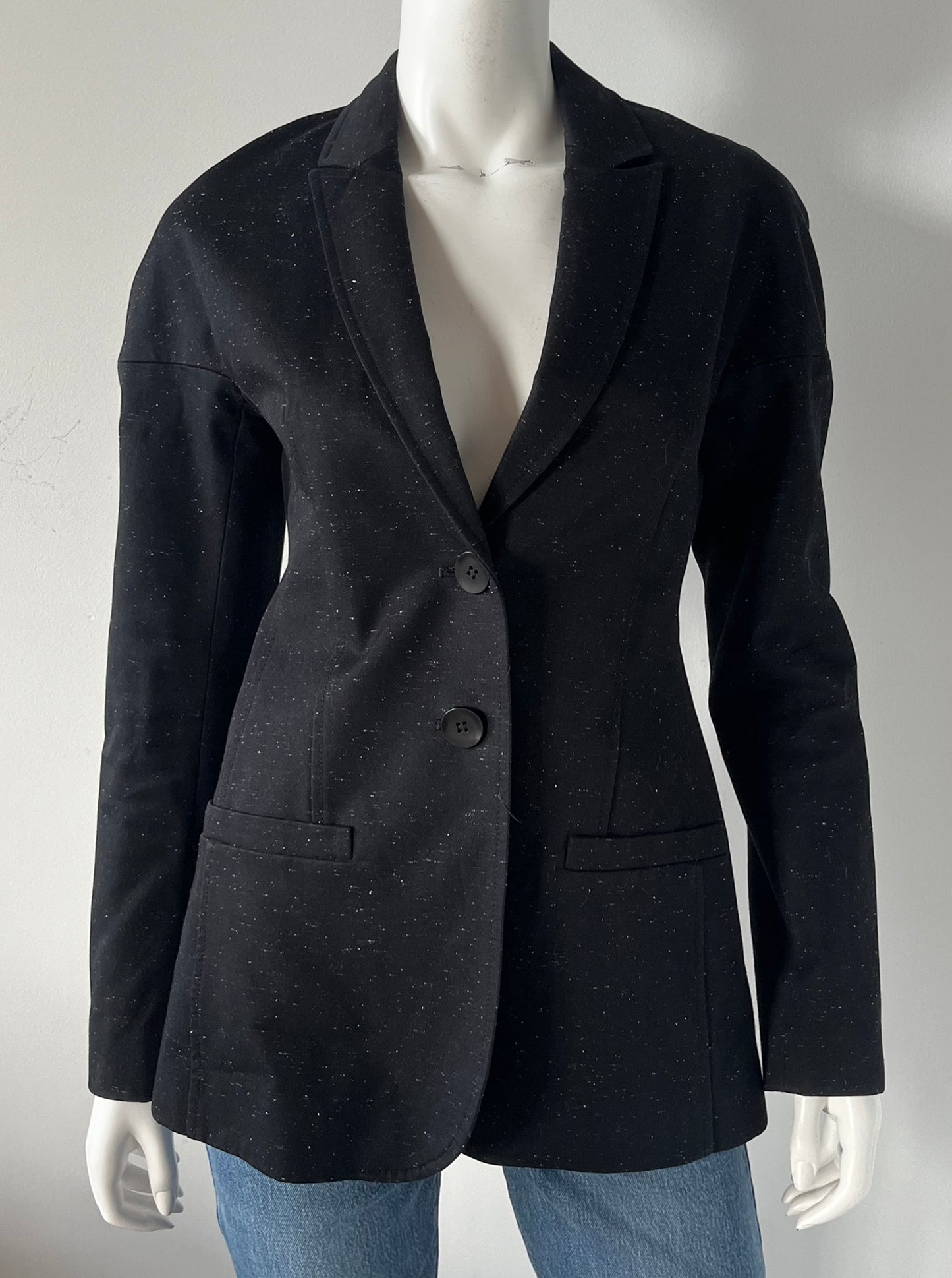 Luxe Twill Lace Up Blazer Size 2