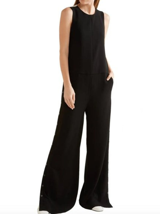 Two Tone Crepe Jumpsuit Size 0