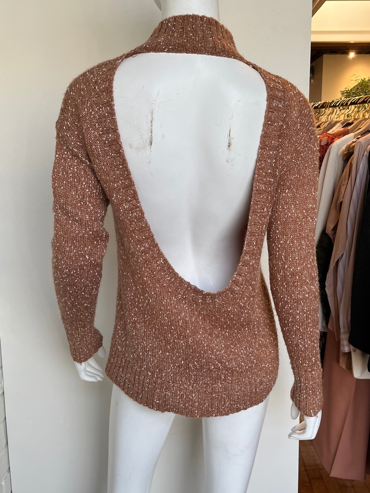 Tash Open Back Sweater Size XS