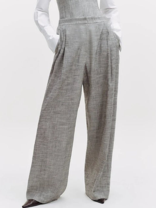 Greenwich Avenue Pleated Pants Size 0 (Runs Big)