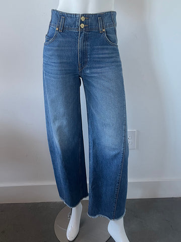 Thea High Rise Seamed Jeans Size 24