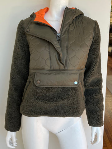 Sherpa Quilted Jacket Size XS