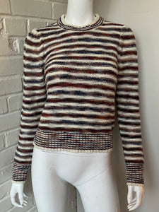 Raissa Striped Crewneck Sweater Size XS