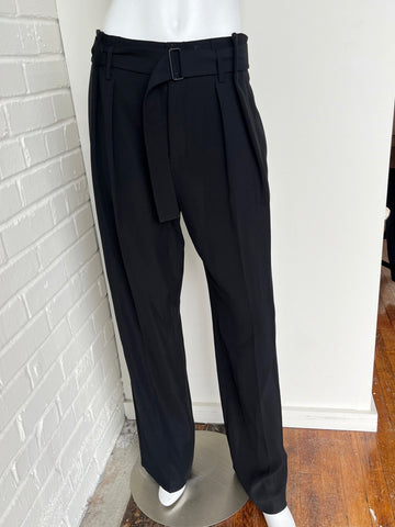 High Waisted Belted Trousers Size 6