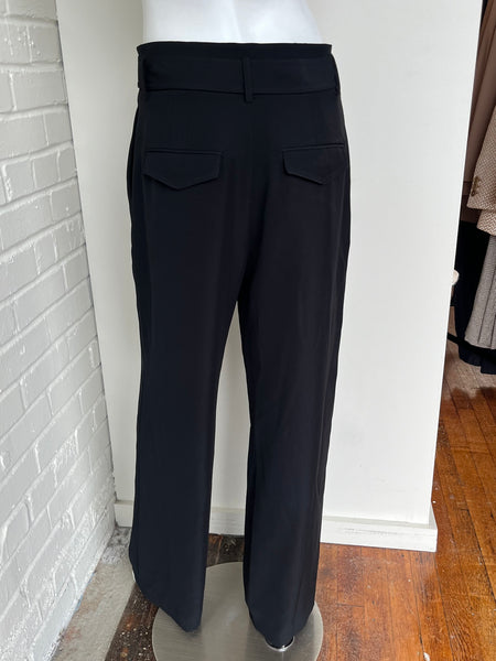 High Waisted Belted Trousers Size 6