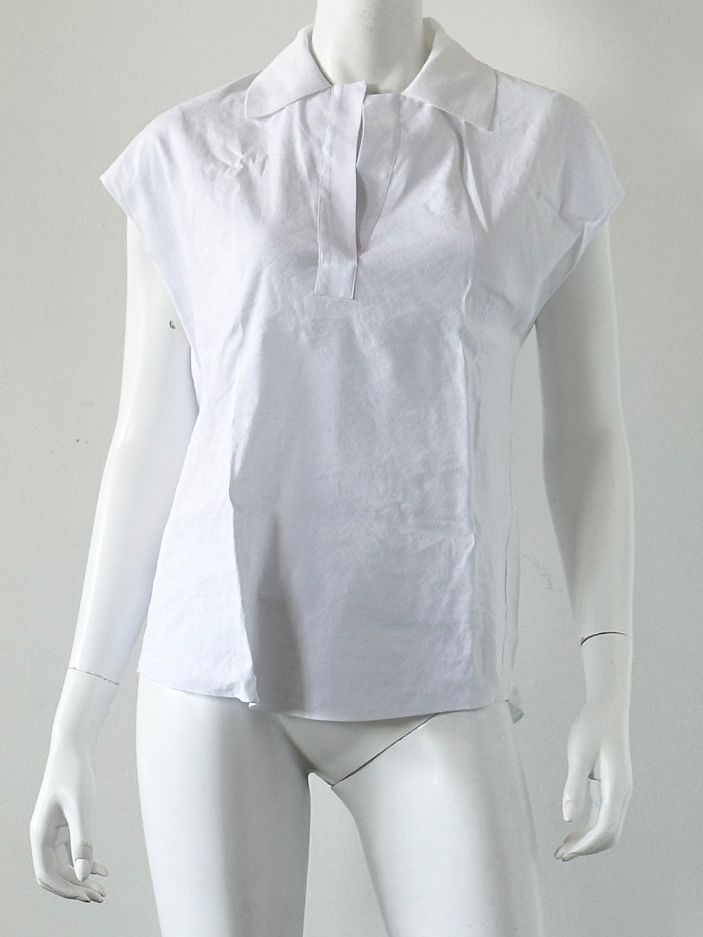 Linen Popover Top Size Small NWT