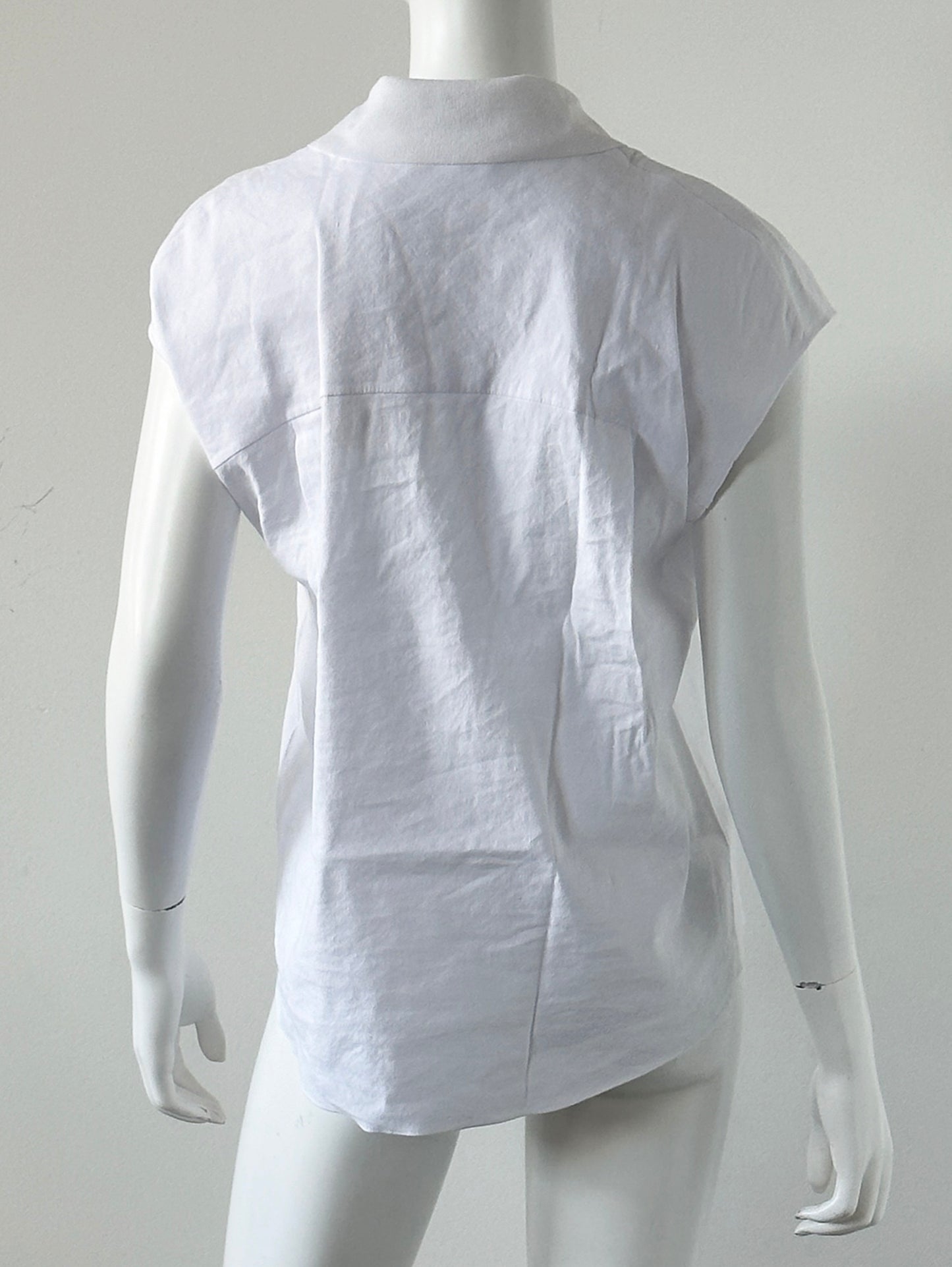 Linen Popover Top Size Small NWT