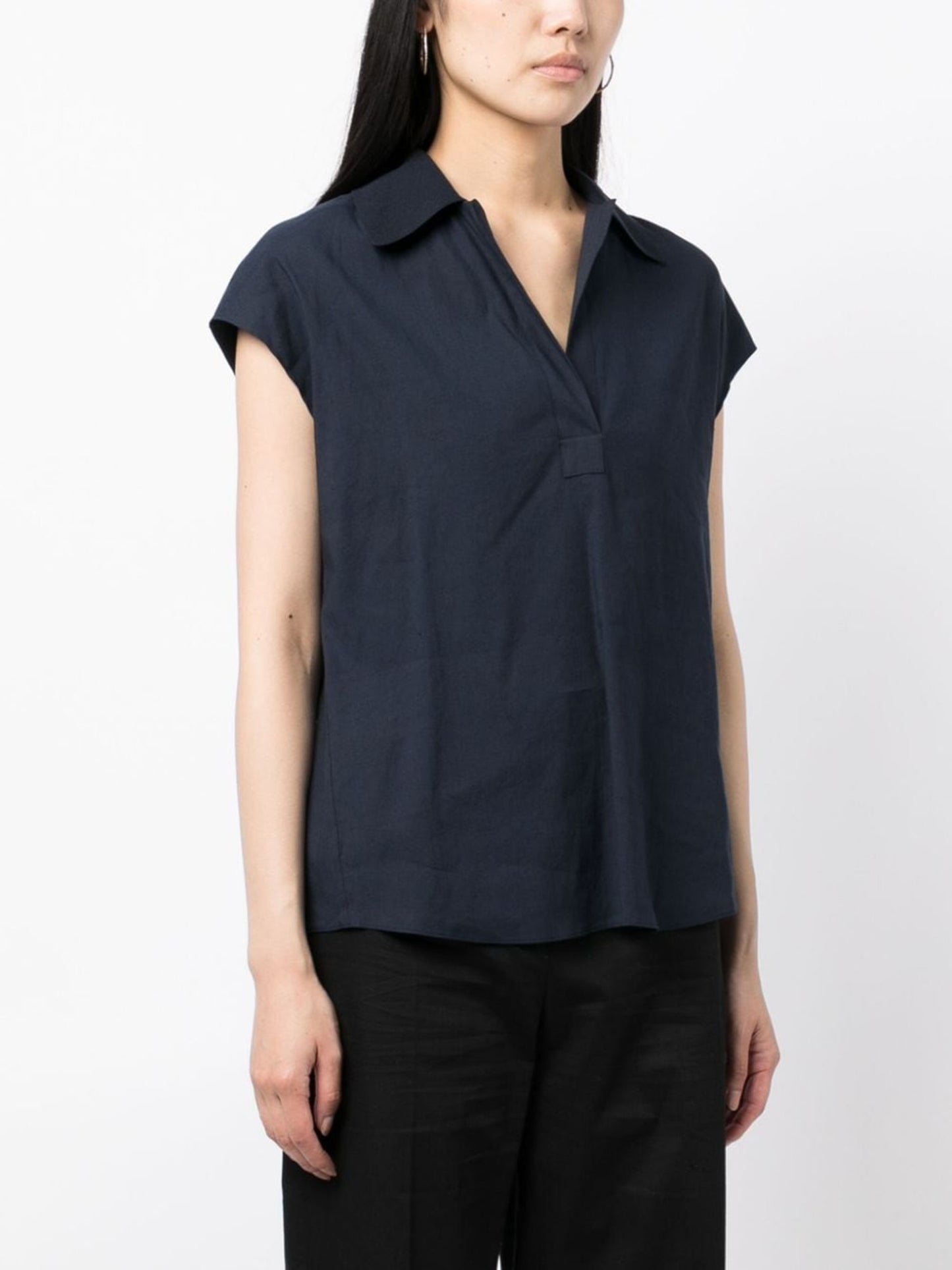 Linen Popover Top Size Small NWT