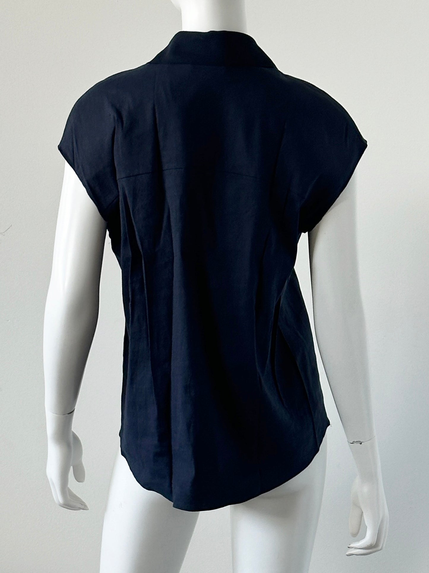 Linen Popover Top Size Small NWT