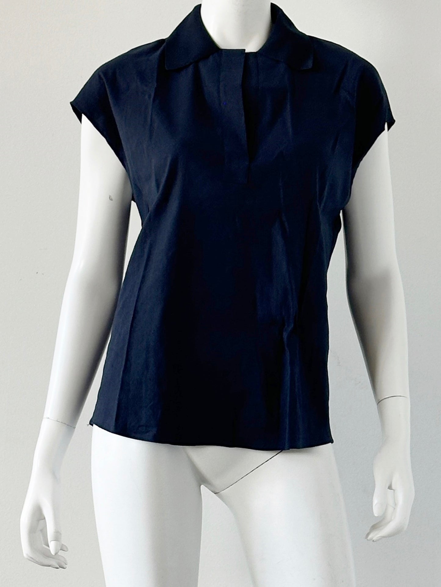 Linen Popover Top Size Small NWT
