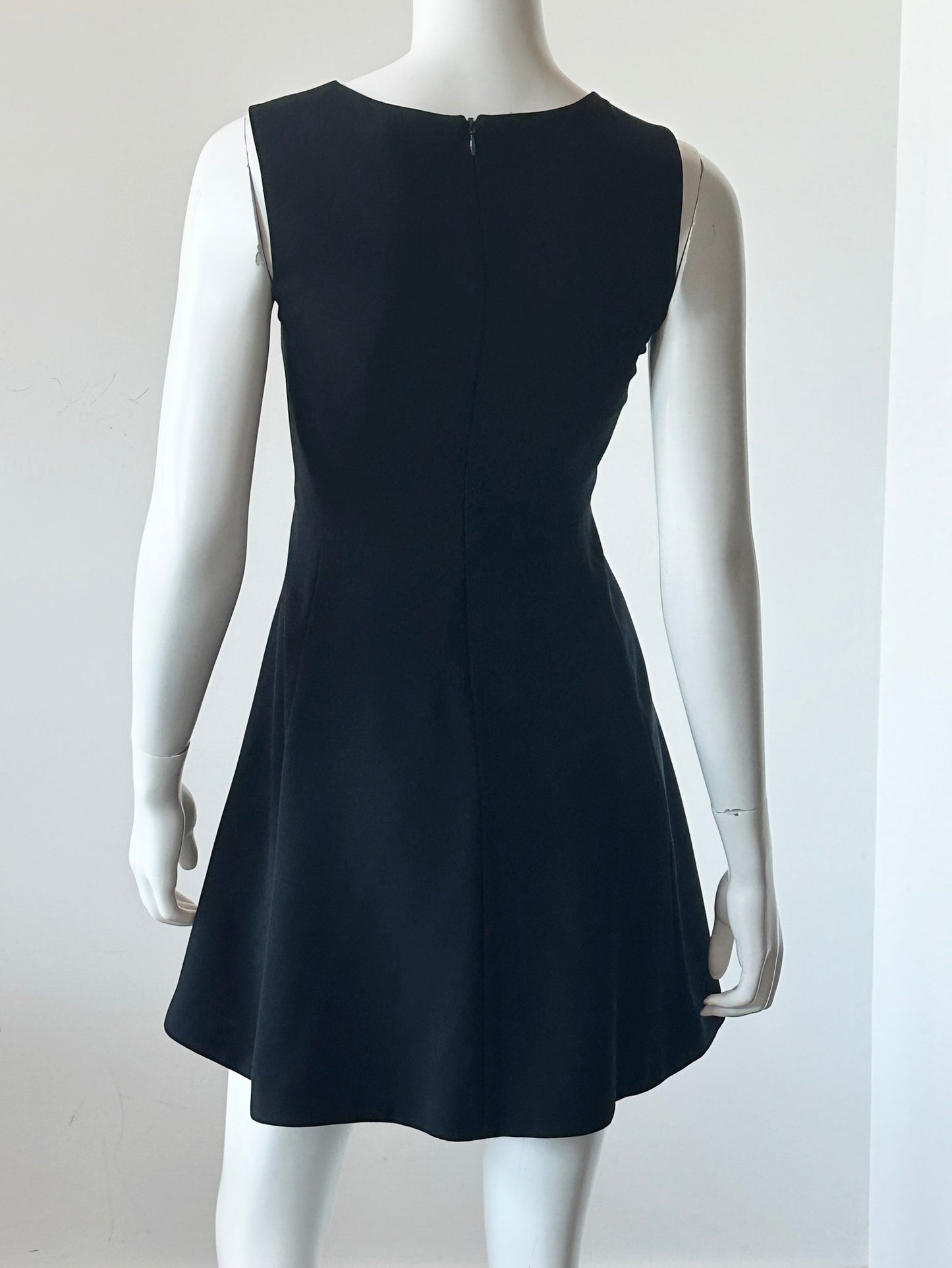 V-Neck A-Line Mini Dress Size 0