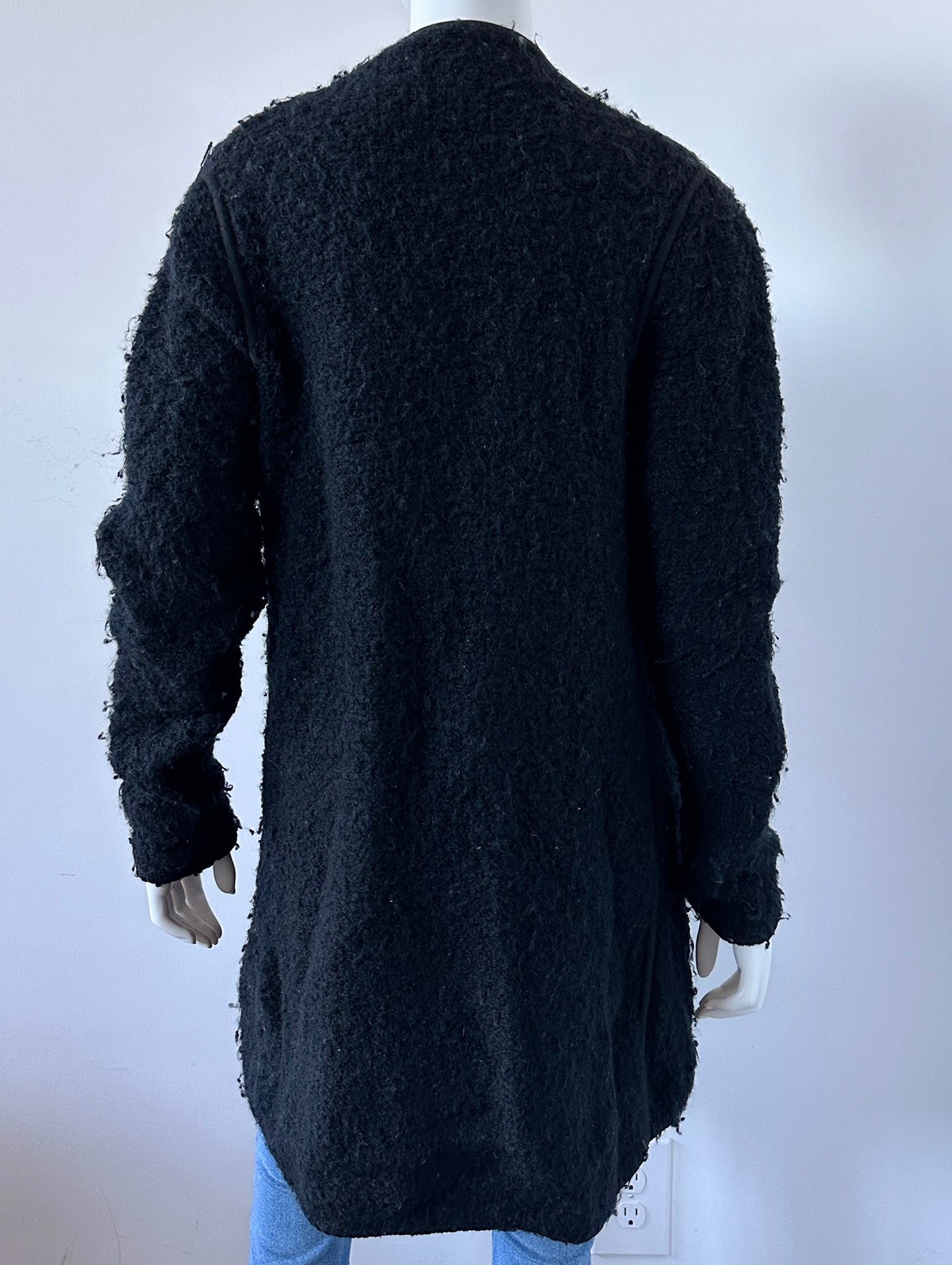 Wool Open Cardigan Coat Size XS