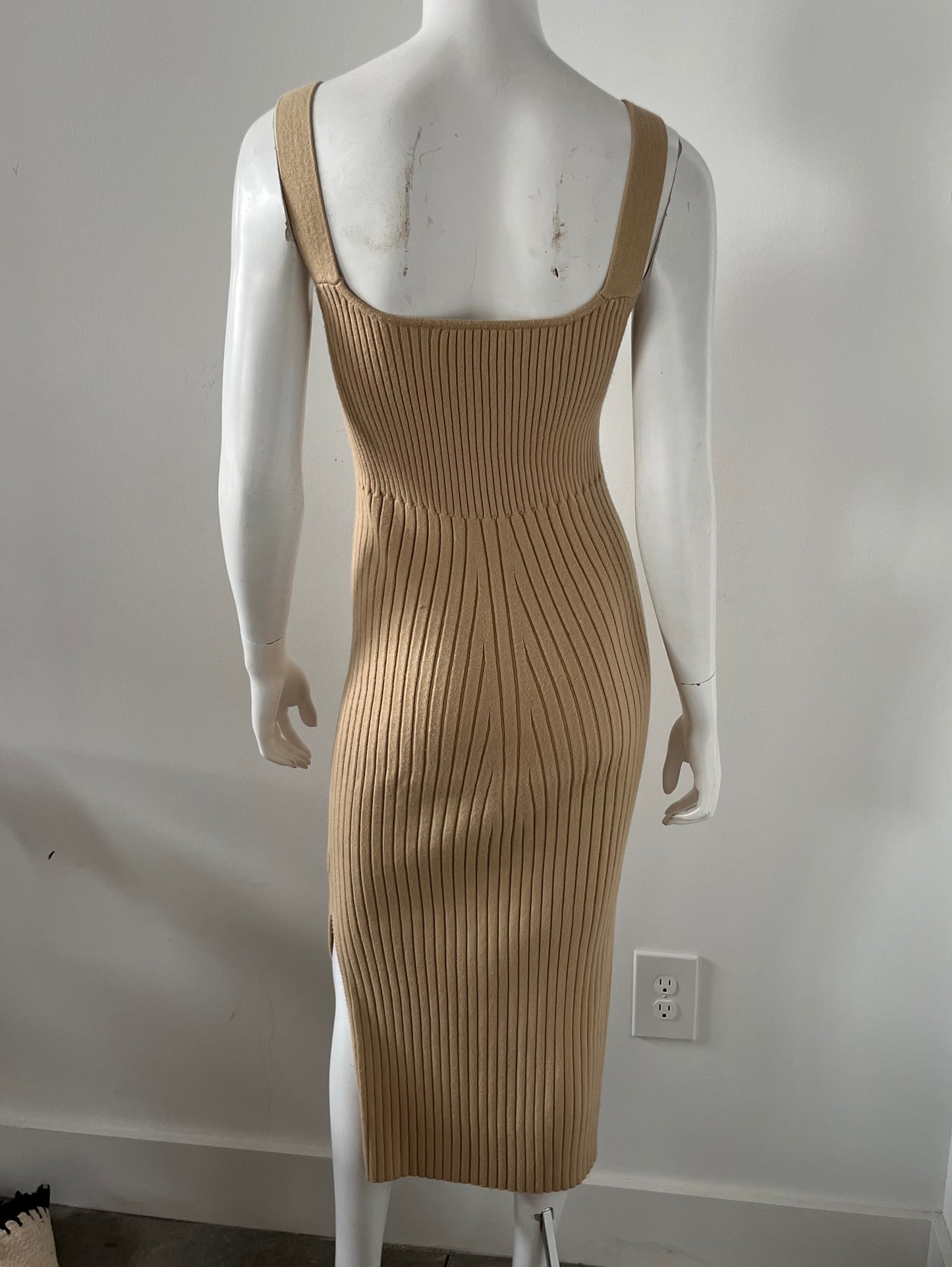 Gillian Ribbed Sheath Dress Size Small