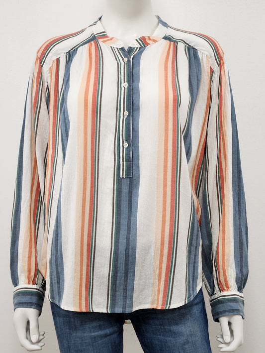 Striped Henley Size Small