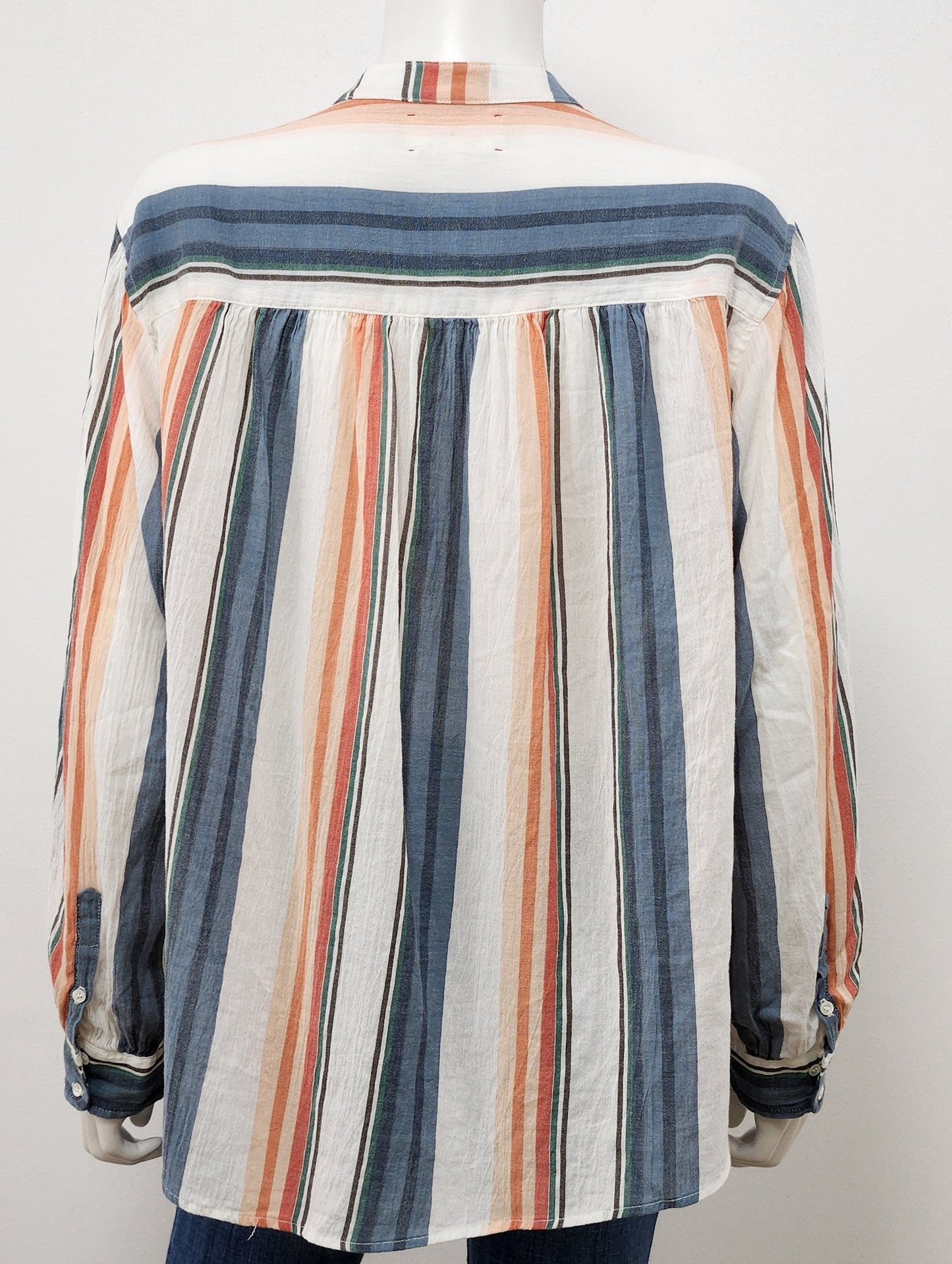 Striped Henley Size Small