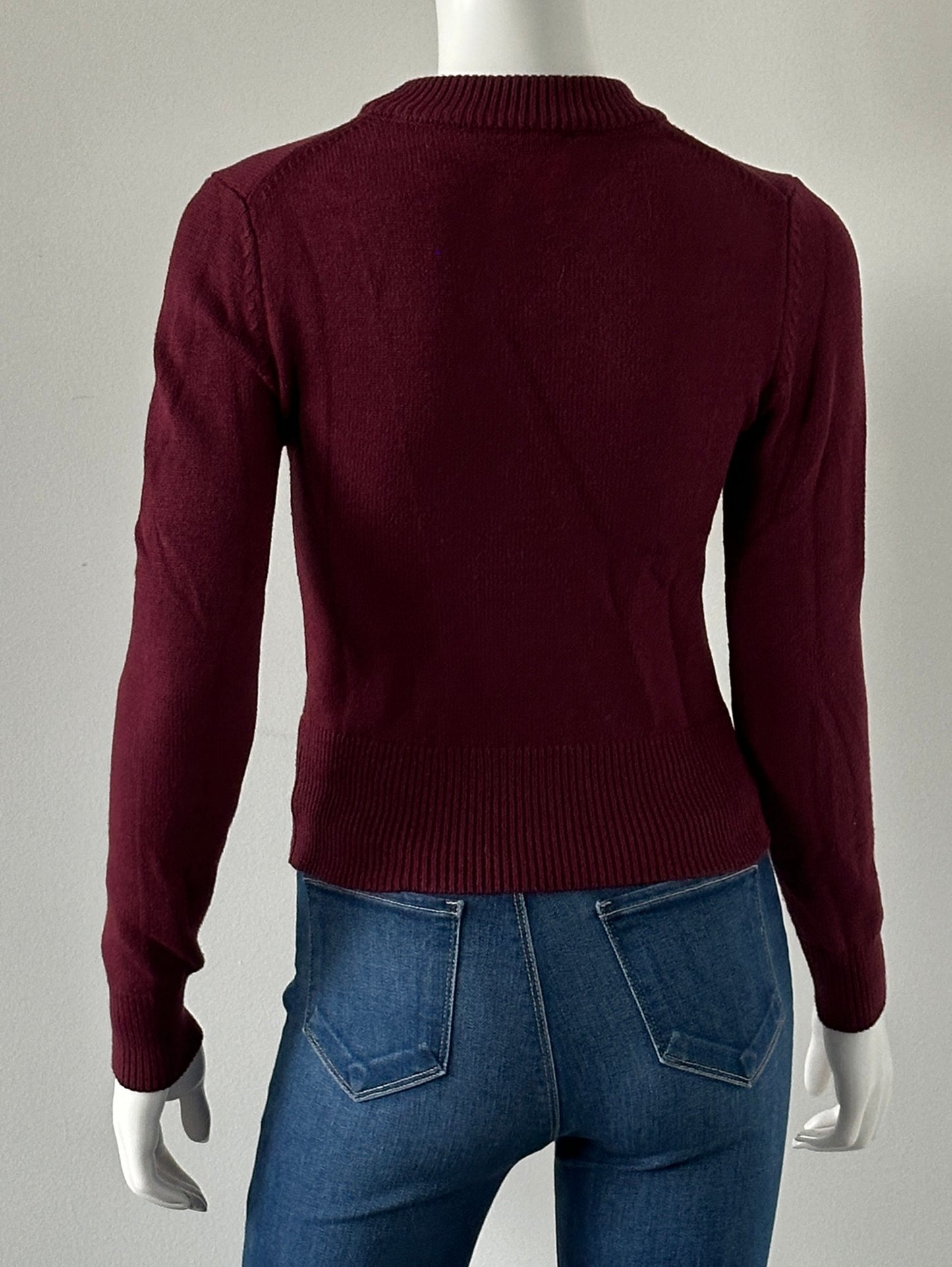 Shrunken Crewneck Sweater Size Medium