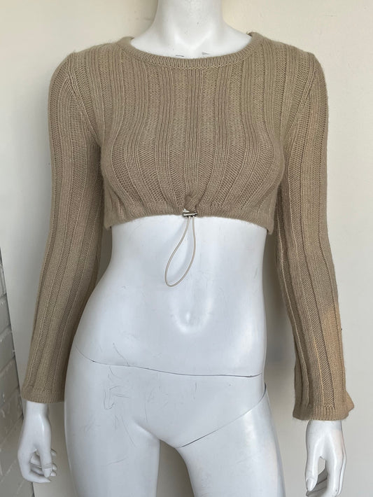 Drawstring Crop Top Size XS