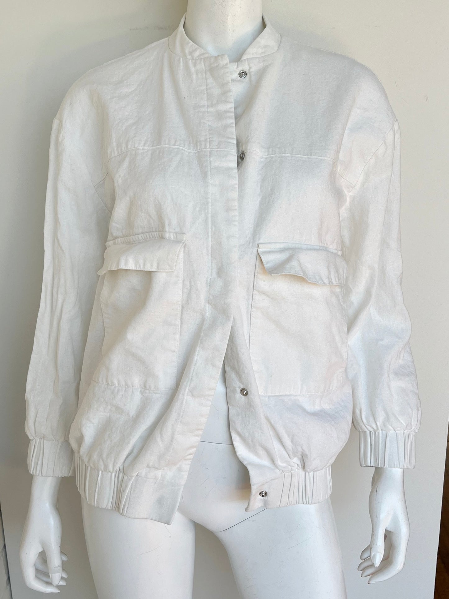 Zara LInen Bomber Jacket Size XS