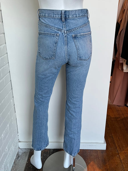 High Rise Straight Leg Jeans Size 2