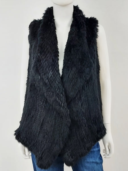 Envelope Rabbit Fur Vest Size XS