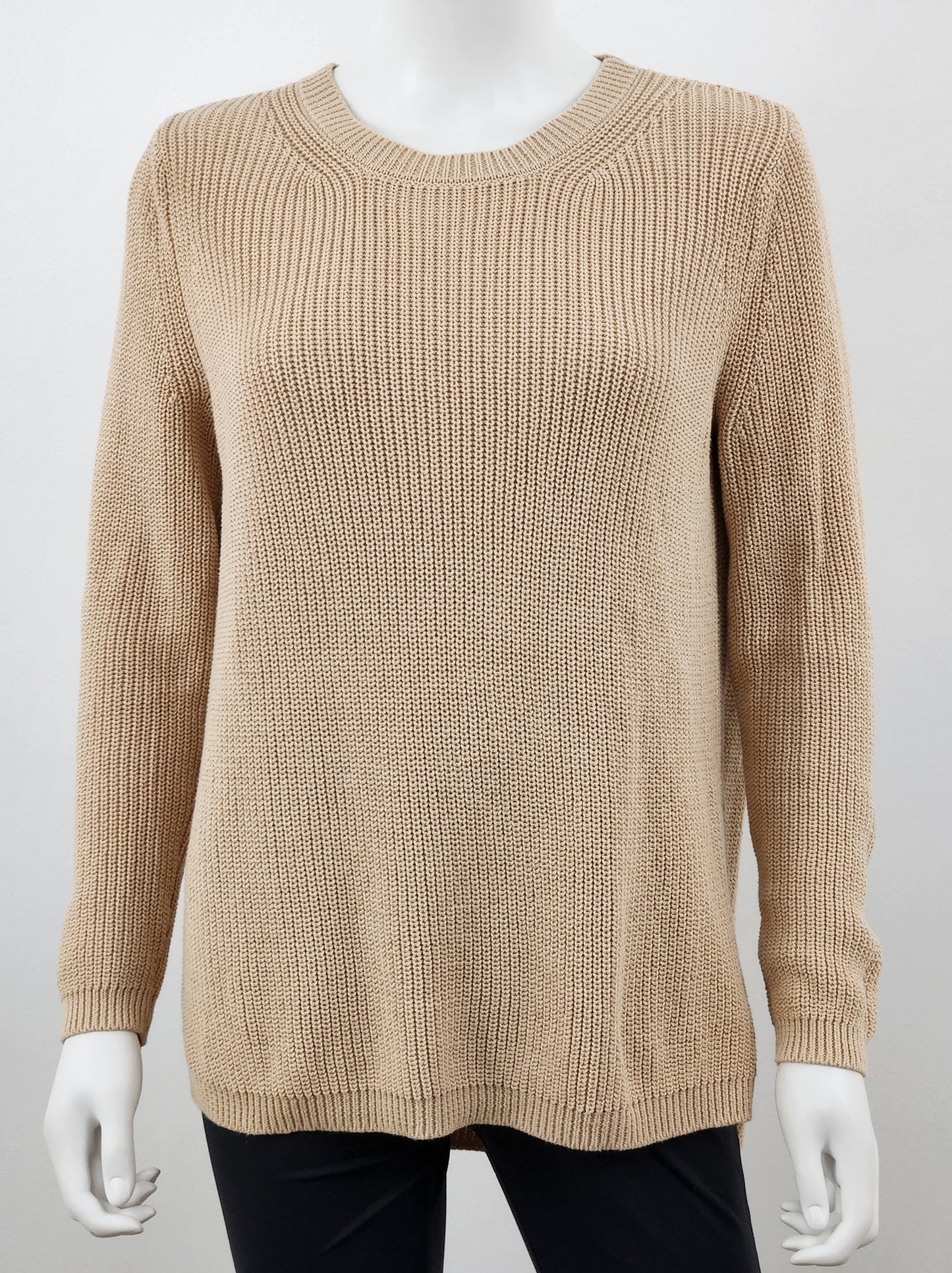 Crew Neck Cotton Sweater Size XS