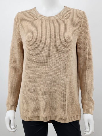 Crew Neck Cotton Sweater Size XS