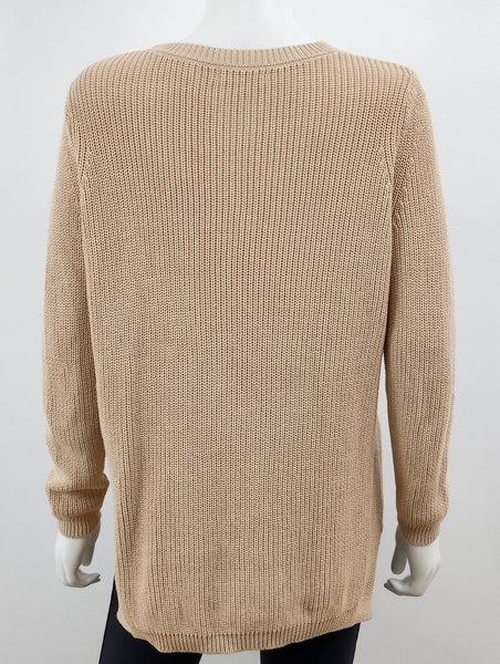 Crew Neck Cotton Sweater Size XS