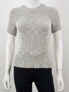 Chunky Knit Short Sleeve Sweater Size XS