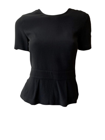 Karyn Tie Back Short Sleeve Top Size 2 - lesfilsconsignment