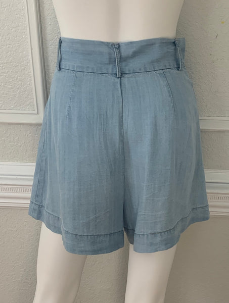Nice and Easy Chambray Shorts Size 0