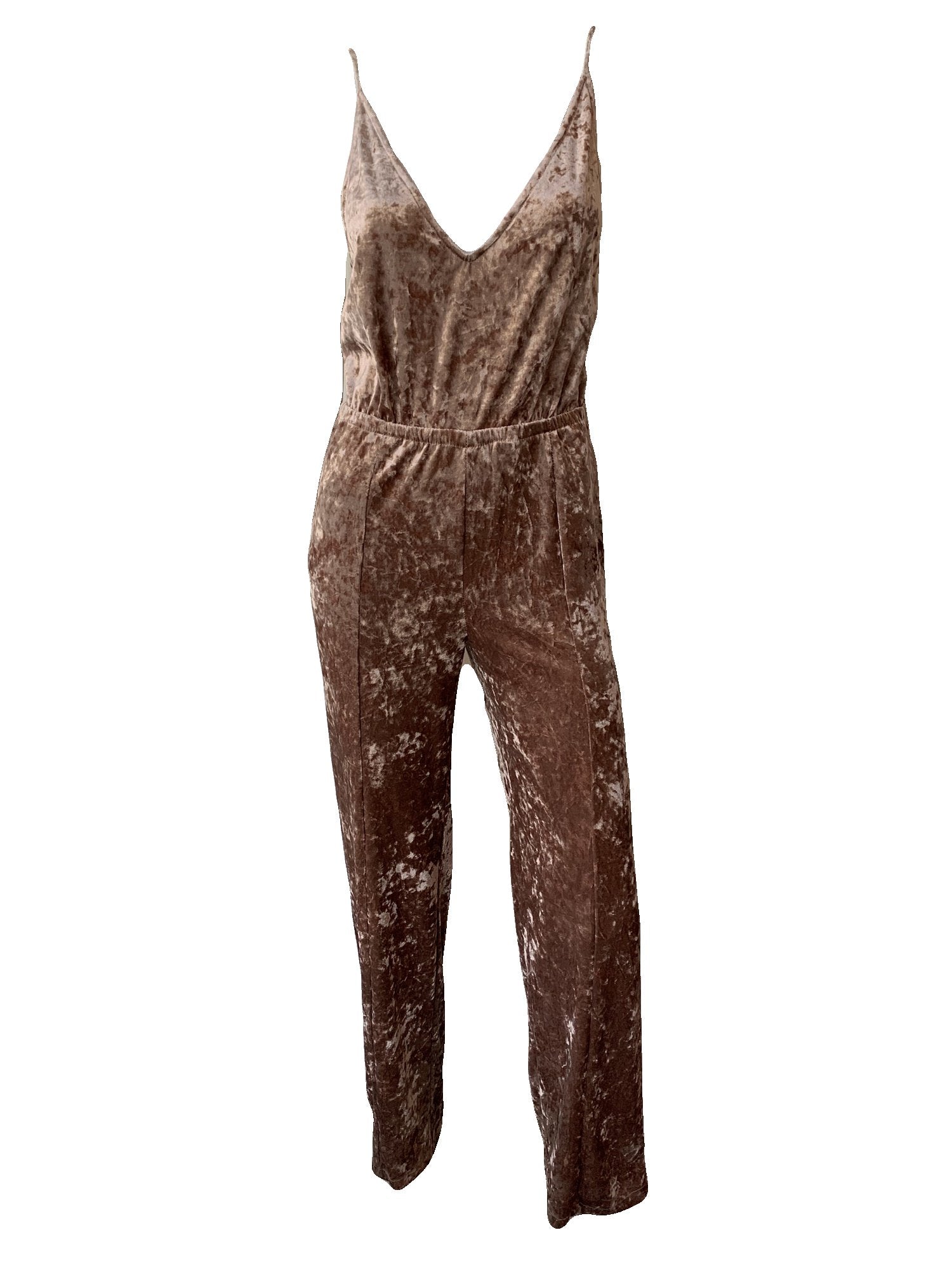 Velvet Jumpsuit Size 2 NWT - lesfilsconsignment