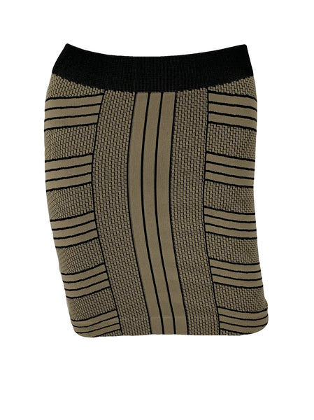 Striped Bodycon Skirt Size Medium
