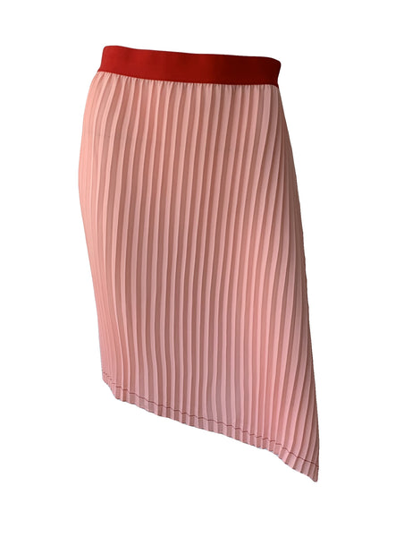 Pleated Asymmetric Skirt Size Small
