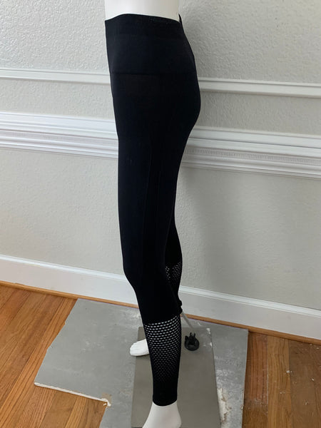High Rise Leggings with Mesh Detailing Size XS