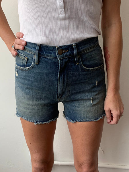 Le Vintage Denim Shorts Size 24