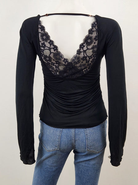 Intimately Lace Back Top Size Small