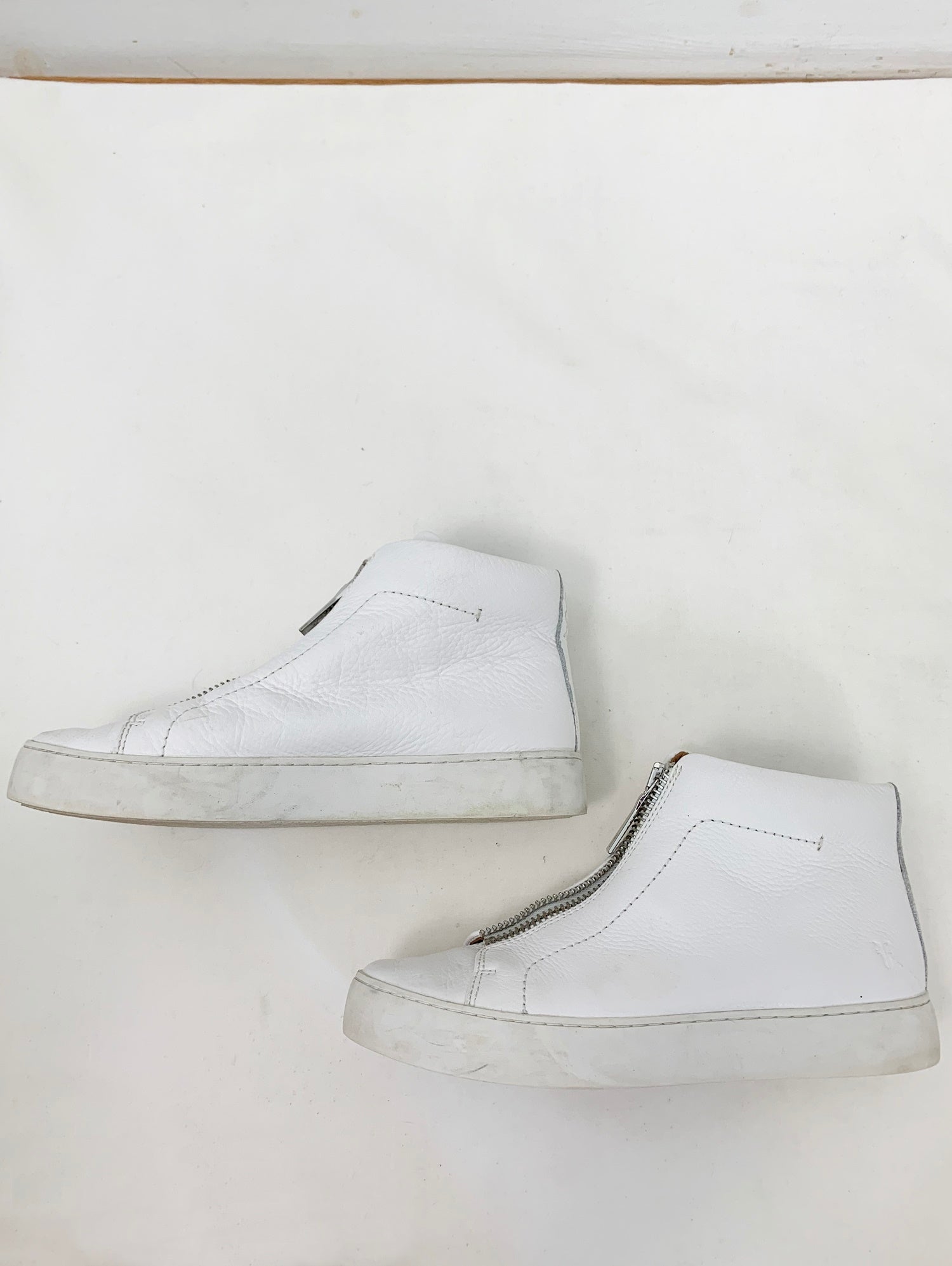 Lena High Leather Sneakers Size 8