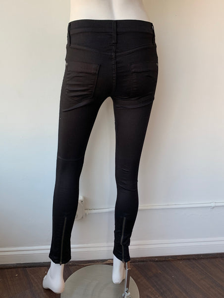 Zoe Skinny Jeans with Back Zippers Size 24