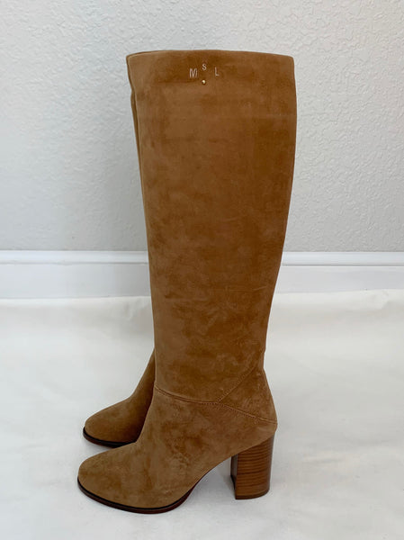 Angelina Suede Tall Boots Size 36 NIB