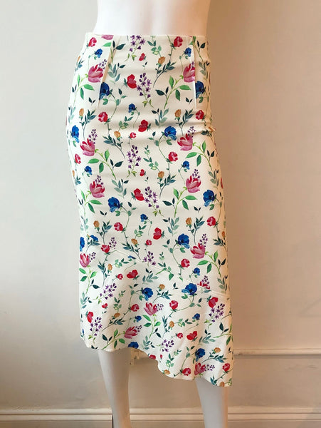 Pernille Floral Midi Skirt Size 2 NWT