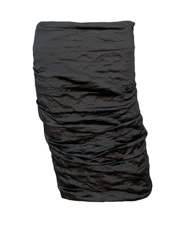 Metallic Ruched Skirt Size 8