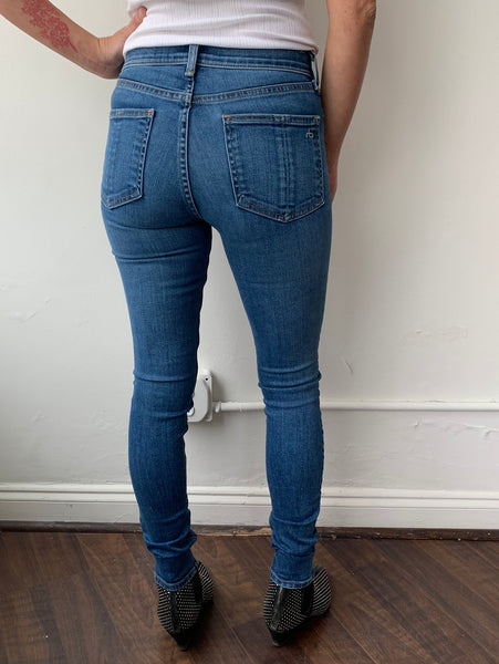 High Rise Skinny Jeans Size 24