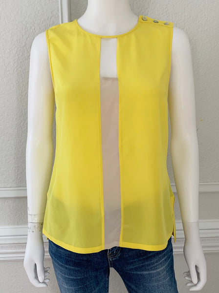 Sleeveless Blouse with Inset Size 2