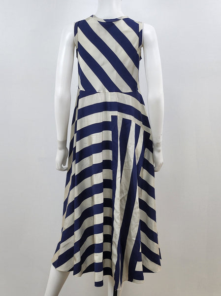 Striped Midi Dress Size Medium