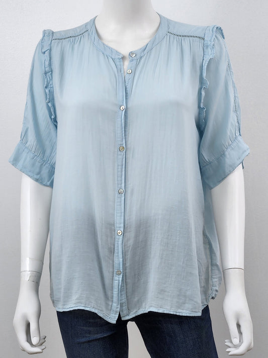 Short Sleeve Cotton Top Size Medium