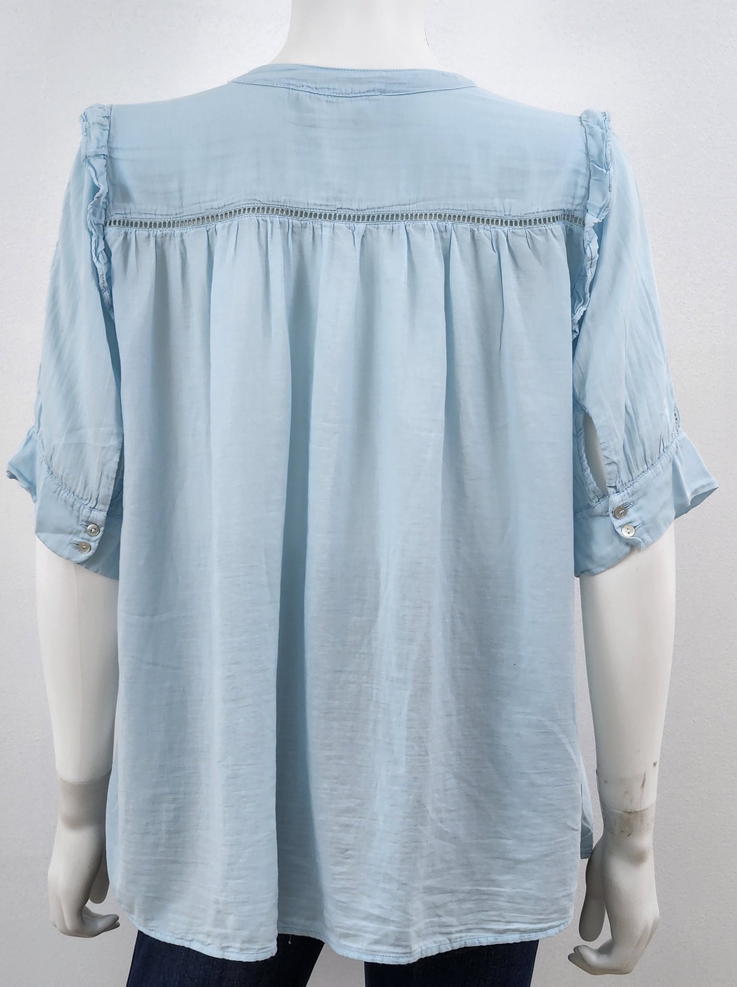 Short Sleeve Cotton Top Size Medium