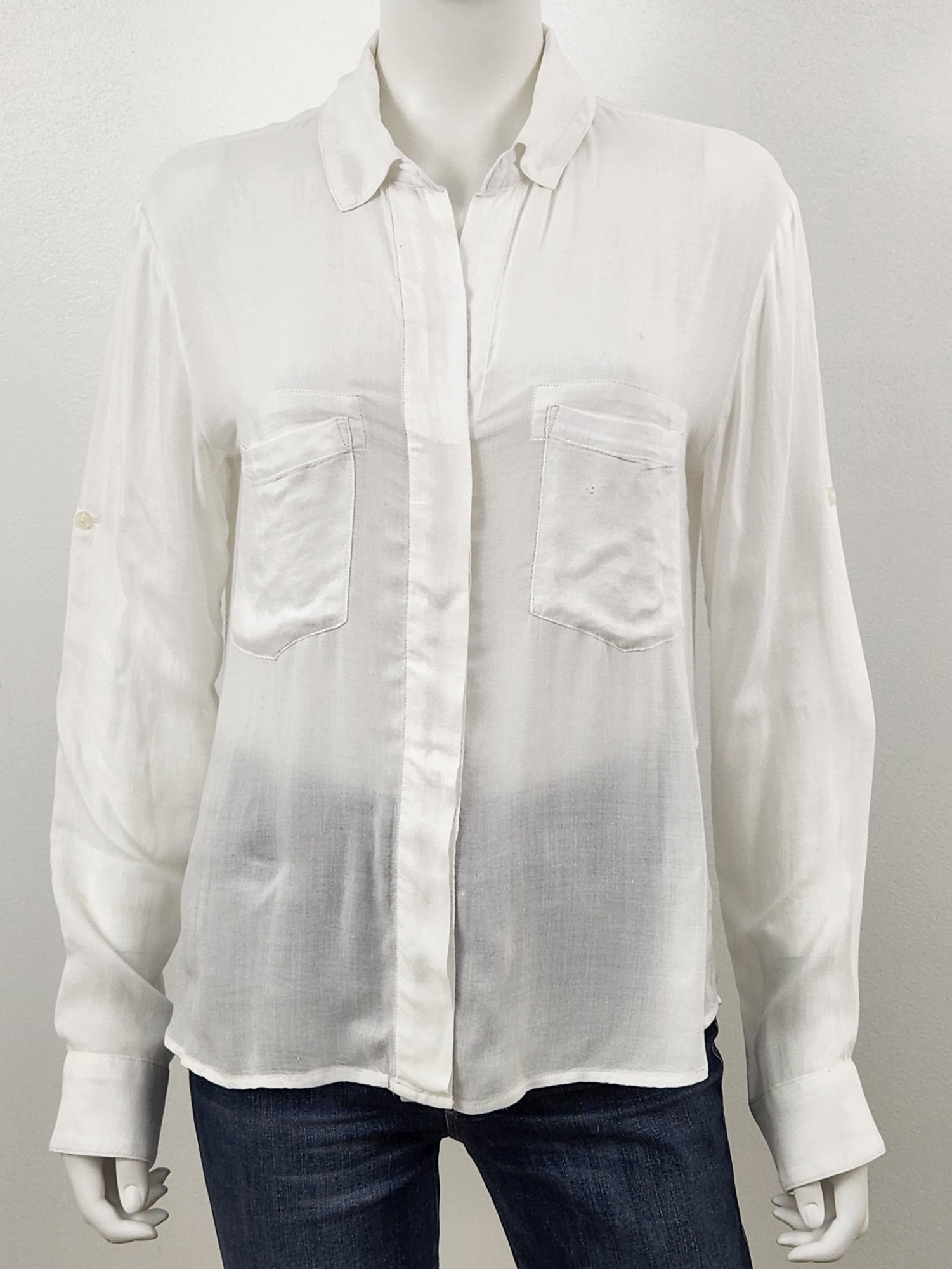 Relaxed Button Down Top Size Small